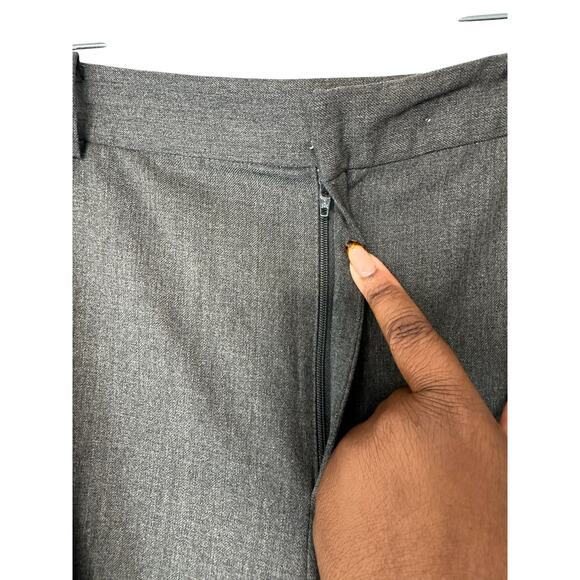 Ralph Lauren Gray Office Career Wool Blend Straight Leg Dress Pants Size 12 - Picture 6 of 12